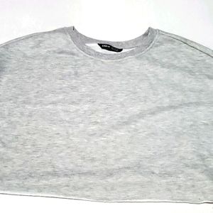 ❤Shein grey cropped hoodie